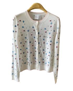 女款刺绣针织开衫ba010