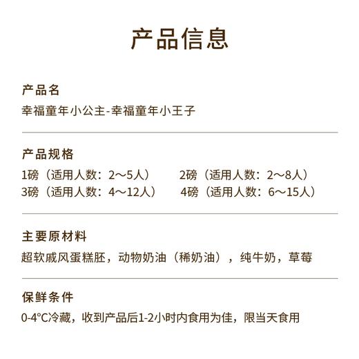 【幸福童年】快乐吃甜点。男孩/女孩可选分享装饰! | 幸福西饼 商品图6