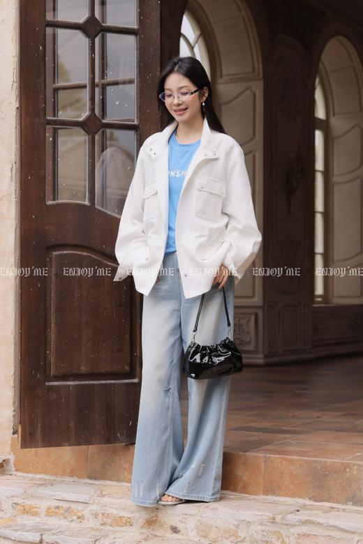 【门店同款】ENJOY夏季收腰工装立领外套 170748134 商品图4