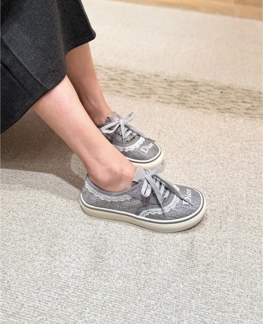 女款蕾丝刺绣帆布鞋zh010 商品图4