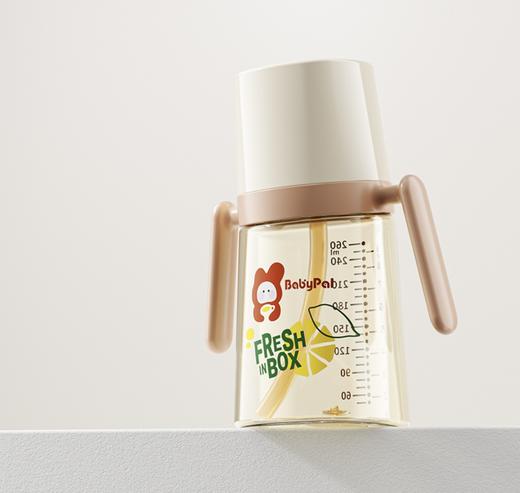 PPSU底部回气宝宝防胀气吸管奶瓶320m吸管水杯一瓶多用（吸管+鸭嘴+奶嘴） 商品图6