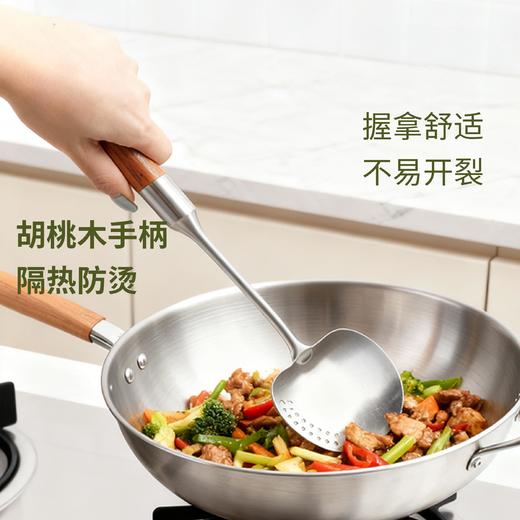 【304不锈钢蘑菇铲】锅铲汤勺二合一！一把搞定厨房烹饪~   0413 商品图2