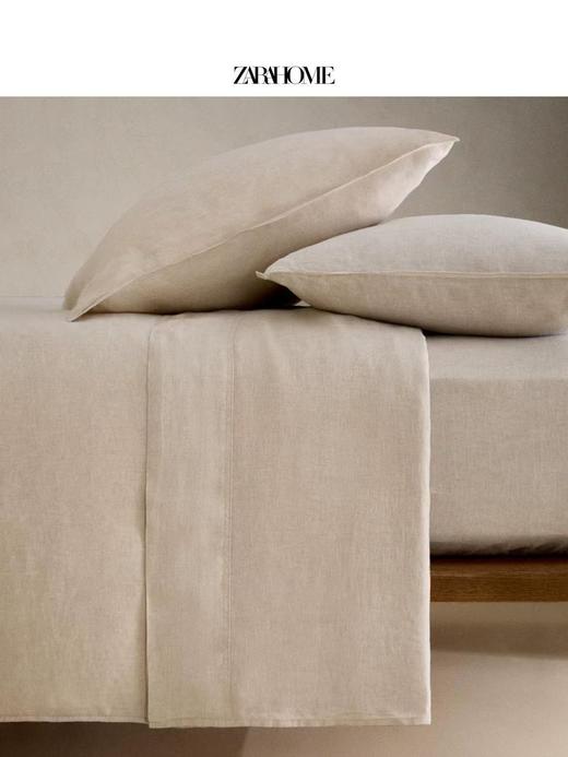 纯元！ZA*A HO ME简约可水洗亚麻被套，单被套！ 商品图4