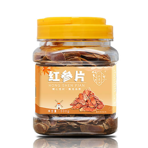 【自营】一品清河 无糖红参片300g多巴胺罐装 YPQHHSP300G 商品图1