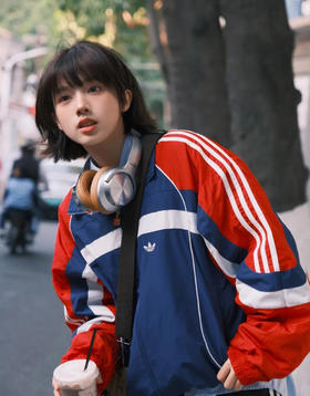 【al1】情侣复古拉链立领运动夹克外套！！