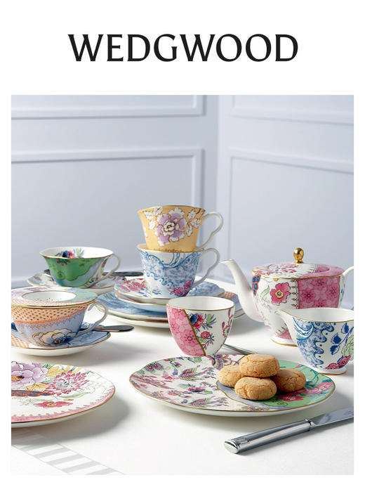【WEDGWOOD】威基伍德 花间舞蝶壶杯碟骨瓷茶具套装咖啡杯 商品图0