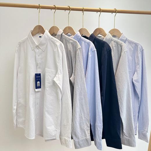 6色可选 罗蒙ROMON春款牛津纺长袖衬衫 商品图1