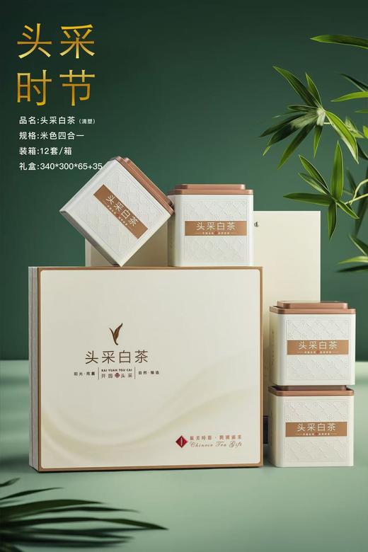 头采时节【米•滴塑面.4听白茶】43元1套.整箱12套 商品图0