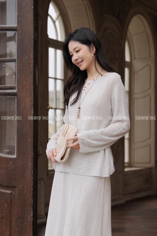 【门店同款】ENJOY夏季系带镂空针织套装 170747107 商品图7