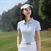 翻领舒适吸湿爽干光滑柔软男女同款纯色短袖polo衫   HLS-GF81002 商品缩略图3