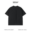 SDSA男装2026新款高贵轻奢韩系简约纯色褶皱圆领短袖T恤百搭宽松 商品缩略图4