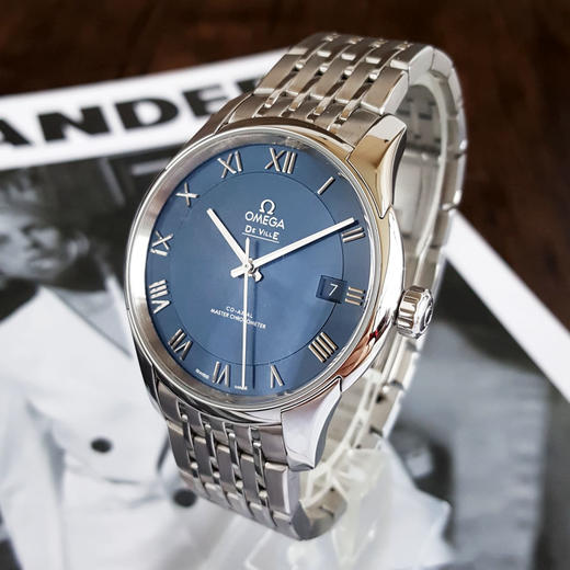 【95新】OMEGA 欧米茄433.10.41.21.03.001天文台认证同轴自动机械机芯日期显示41MM（男款）碟飞系列精钢300326NJS28 商品图4