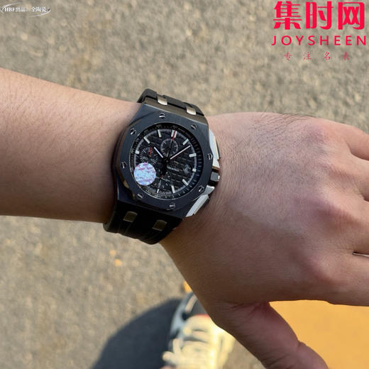 HBF爱彼皇家橡树离岸型26402陶瓷系列 黑陶瓷 男士腕表 表径44mm 7750改Cal.3126机 商品图4