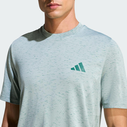 Adidas阿迪达斯WORKOUT ESSENTIALS SEAMLESS T-SHIRT 速干训练运动短袖T恤健身服KC8145 商品图4