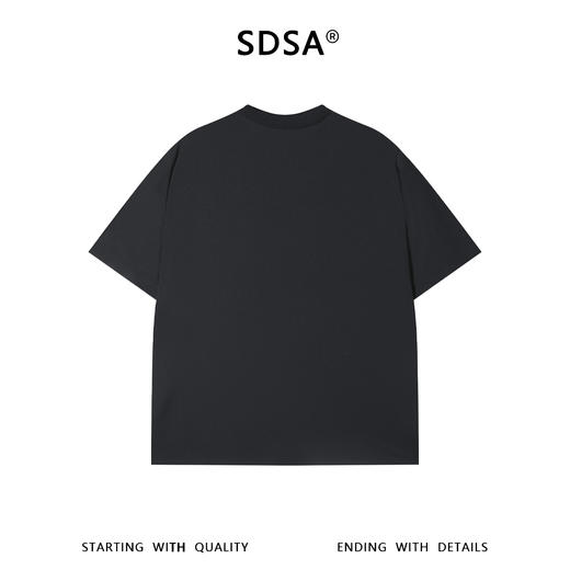 SDSA男装2026新款高贵轻奢小众基础款纯色圆领短袖T恤百搭上衣 商品图1