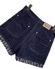 女款翻折边牛仔短裤 可配套装la010 商品缩略图2