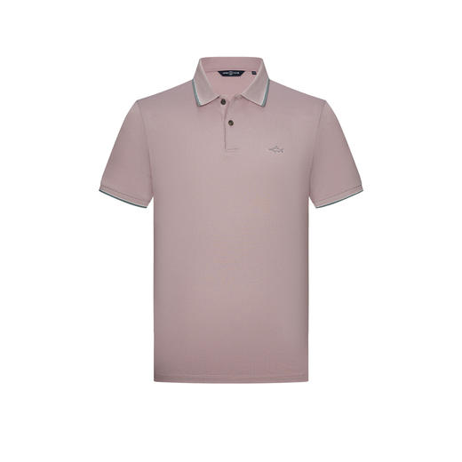 【桑蚕丝】德鲨灰色短袖上衣POLO衫男2026夏新款休闲短袖翻领T恤 商品图4