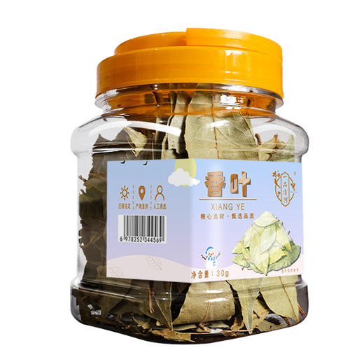 一品清河 调味料炖肉料香叶30g 多巴胺罐装炖料卤料 YPQHXY30G 商品图2
