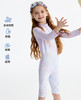 【店庆提前购】8楼爱慕儿童Aimer Kids女孩梦幻极光长袖五分裤连体2件套泳衣AK167L542，吊牌价660元/套 商品缩略图1