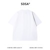 SDSA男装2026新款轻奢解构拉链拼接短袖T恤宽松印花设计感上衣 商品缩略图4
