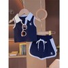 童洛萌【学院风】韩版夏季女孩学院风套装无袖外穿女童时尚POLO领背心73-150★娃娃优选 商品缩略图1