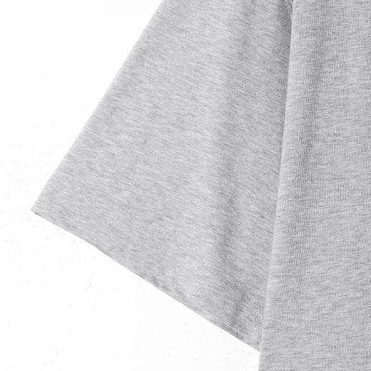 SDSA男装2026新款高贵轻奢韩系简约纯色小标设计短袖T恤百搭上衣 商品图3