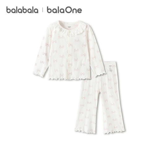 【balaOne】巴拉巴拉女童睡衣套装2026秋新款儿童家居服小童甜美 商品图4