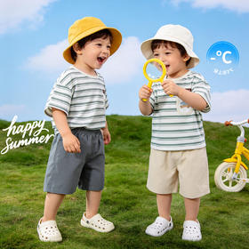 贝贝怡夏季男童短袖套装ZB2FT014