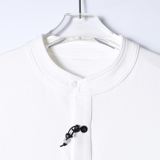 SDSA男装2026新款轻奢新中式立领金属吊坠短袖T恤宽松亨利领上衣 商品图1