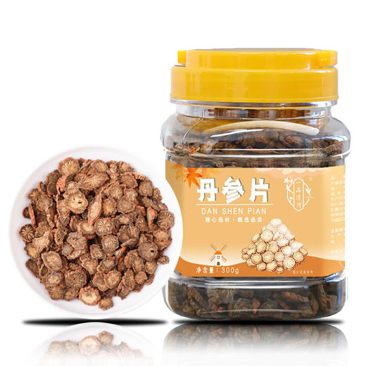 【自营】一品清河 丹参片300g多巴胺罐装紫丹参 YPQHDSP300G 商品图0