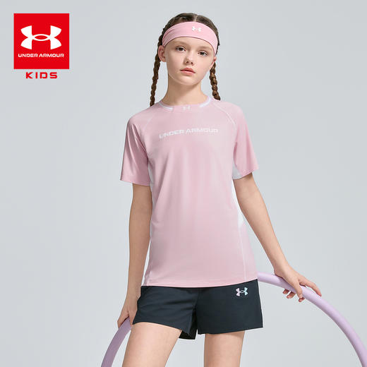 【特惠福利】UnderArmour安德玛儿童时尚晾感速干 短袖T恤 262303158 商品图4