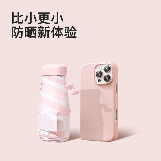 【分销】花觉防晒伞，6骨6折口袋伞，便于携带，轻巧便捷 商品图7