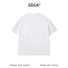 SDSA男装2026新款高贵轻奢美式简约撞色刺绣字母圆领短袖T恤百搭 商品缩略图1