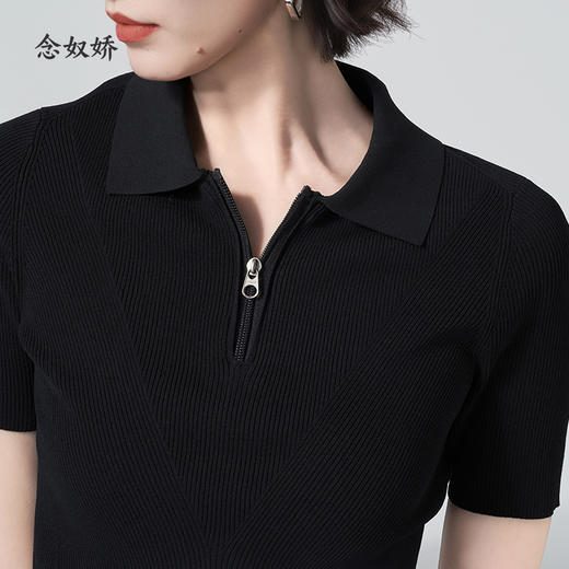 【商场同款】CNK6413 “ 显瘦POLO衫 ” 弹性适中 好穿显瘦 舒适透气 商品图2