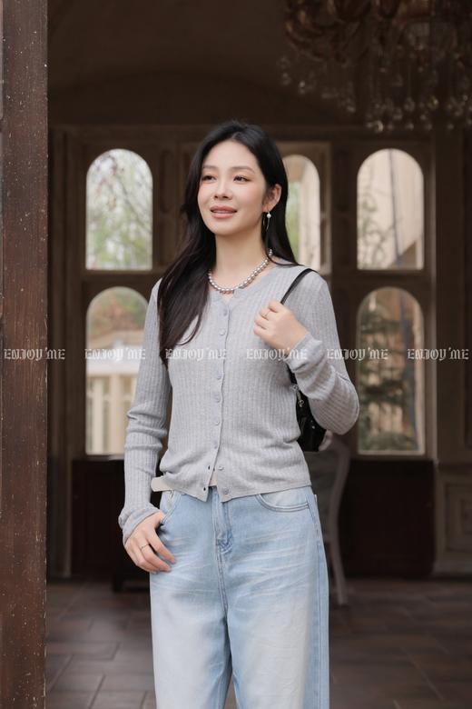 【门店同款】ENJOY夏季百搭开衫针织上衣 170747617 商品图1