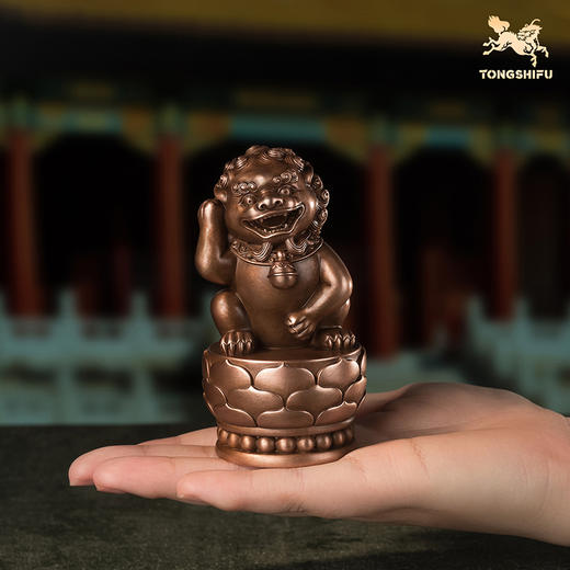 铜师傅《护裆狮》上新了故宫联名 创意个性狮子铜摆件 家居装饰品 商品图4