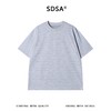 SDSA男装2026新款高贵轻奢领口三角缝线短袖T恤宽松圆领休闲上衣 商品缩略图0