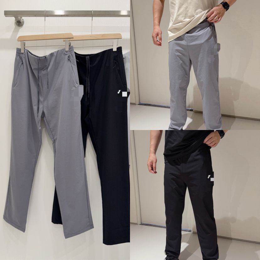 48-7 签约面料 三箭头 轻薄软糯 弹力速干 男士抽绳松紧 休闲裤