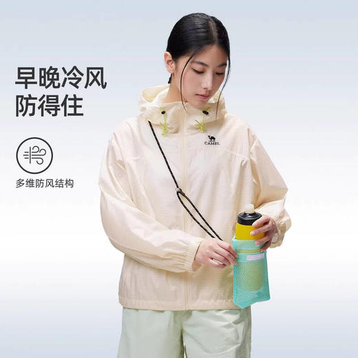 骆驼（CAMEL）女款梭织短款防晒衣A26BATR170 商品图5
