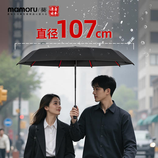 【Mamoru葵 日本防晒伞】 太阳遮阳伞 黑胶全自动 防紫外线晴雨两用雨伞 商品图4