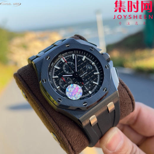 HBF爱彼皇家橡树离岸型26402陶瓷系列 黑陶瓷 男士腕表 表径44mm 7750改Cal.3126机 商品图6