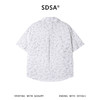 SDSA男装2026新款高贵轻奢日系简约满印植物花卉短袖衬衫百搭休闲 商品缩略图4