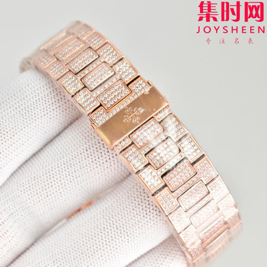 PDF百达翡丽 鹦鹉螺满天星5719系列 满钻鹦鹉螺 男士腕表 Nautilus 5719系列奢华满钻腕表 商品图5