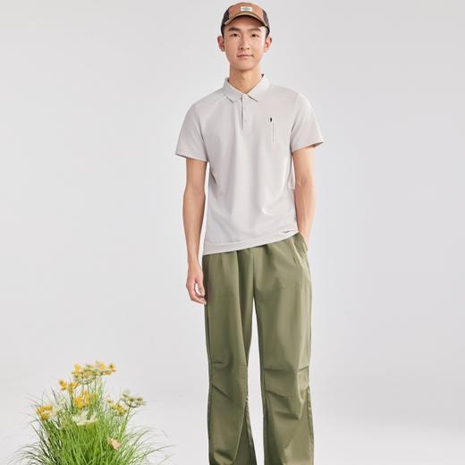polo2件118【HOUSHENG厚盛--森系华夫格冰格POLO衫】轻奢级微垂感锦纶冰丝面料|冰凉感|3D立体剪裁正肩版 商品图9