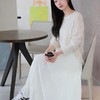 SUSX品牌2026新款重工款珍珠雪纺百褶半身裙C12260112（下单3-7天发货） 商品缩略图0