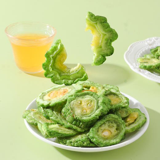 苦瓜脆片即食25克苦瓜片脱水蔬菜干回甘肝火清火VF脱水零食箱 商品图5