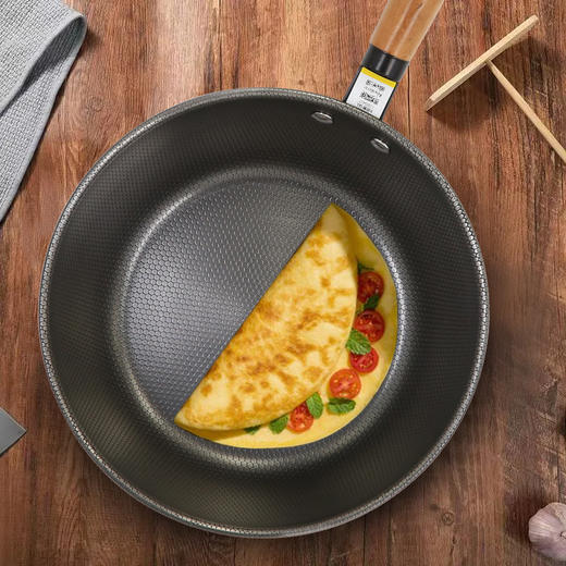 【清仓好价】荣事达加厚平底炒煎锅 氮化无涂层 免开锅 商品图1