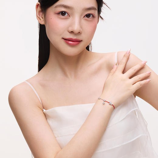卡蒂罗KADER 幸运小马驹手链 新中式国潮925银轻奢小众原创设计可调节拼接链 925银 手链 女款 礼盒款 商品图5