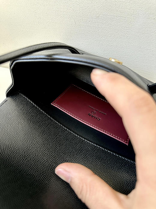 THS-无 香家 大牛工厂 preppy coco鱼子酱牛皮单肩包 CQ1434 商品图13