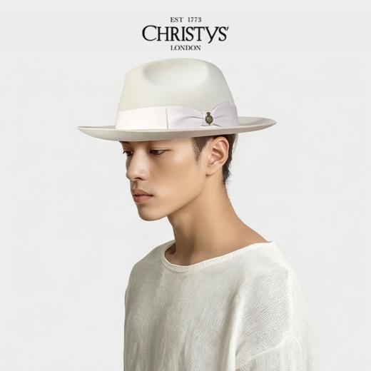 【英国王室御用品牌】Christys羊毛Trilby爵士帽蝴蝶结徽章款 商品图6